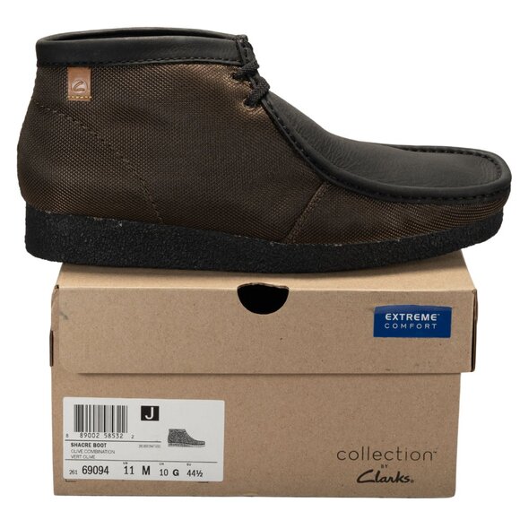 Clarks Shacre Boot Color Dark Green Textile Size 11 D (M) - Picture 8 of 12